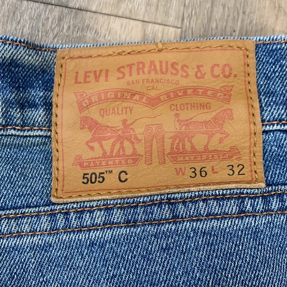 Levi’s 505 C mens but can be unisex. Slim/skinny. Discontinued. 36x32. - Picture 5 of 7